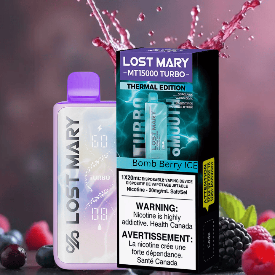 Lost Mary MT50K Turbo Disposable Vape-Berry Bomb Ice Vape Superstore  Saskatchewan Canada