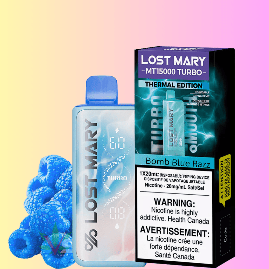Lost Mary MT50K Turbo Disposable Vape-Bomb Blue Razz Vape Superstore  Saskatchewan Canada