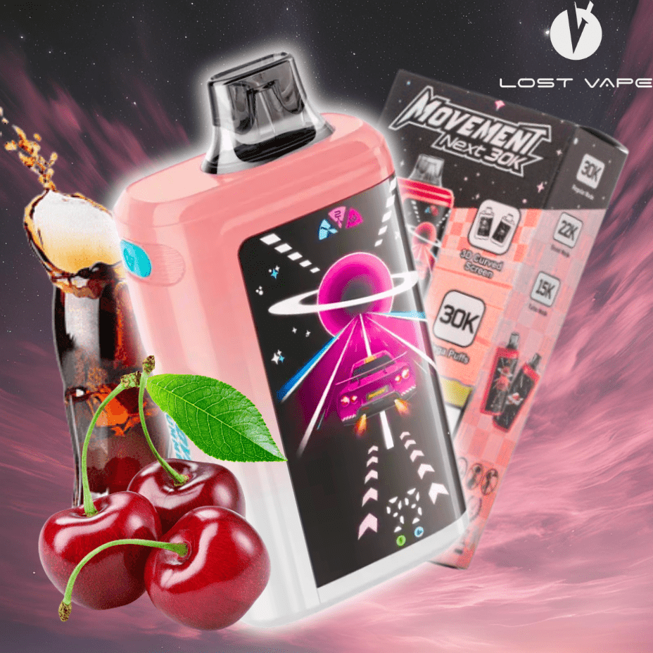 Lost Vape Movement Next 30k Disposable Vape - Classic Cherry Fizz 30000 Puffs Vape Superstore  Saskatchewan Canada