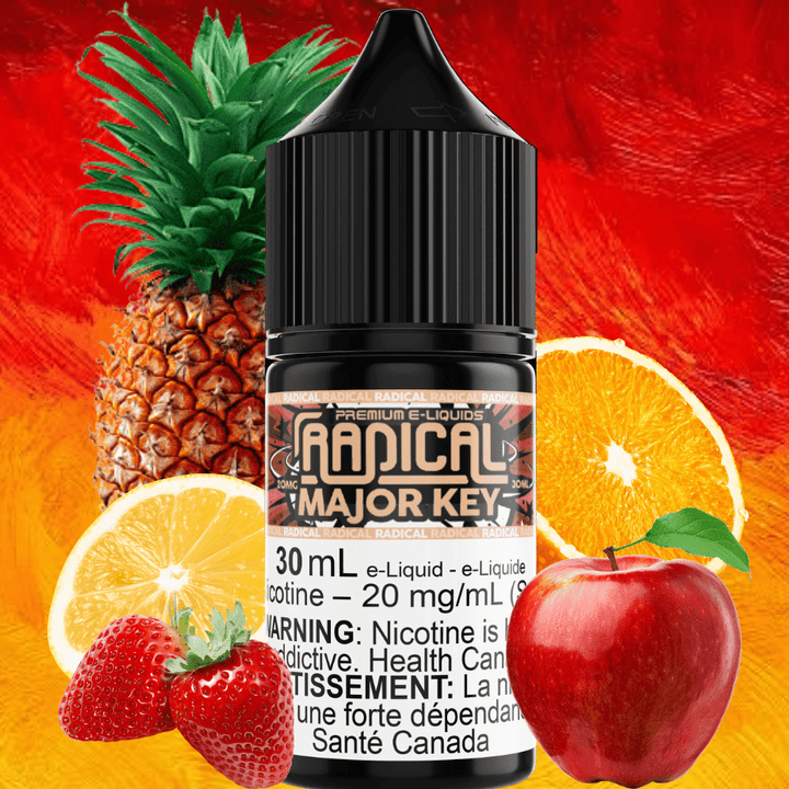 Major Key Salt Nic by Radical E-liquid 30ml / 12mg Vape Superstore  Saskatchewan Canada