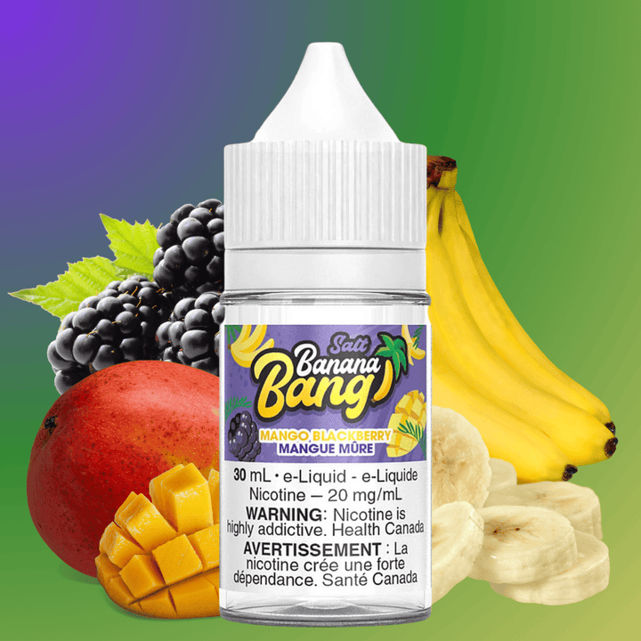 Mango Blackberry Salt by Banana Bang E-Liquid 12mg Vape Superstore  Saskatchewan Canada