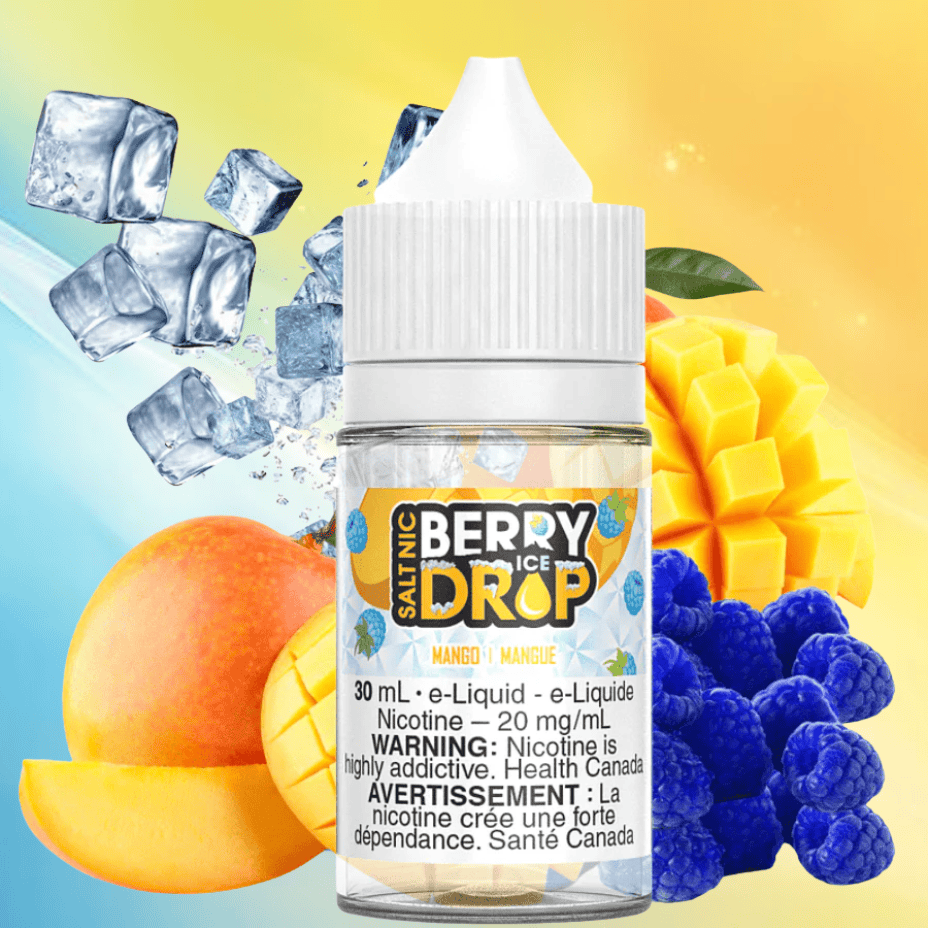 Mango Ice Salt by Berry Drop E-liquid 12mg Vape Superstore  Saskatchewan Canada