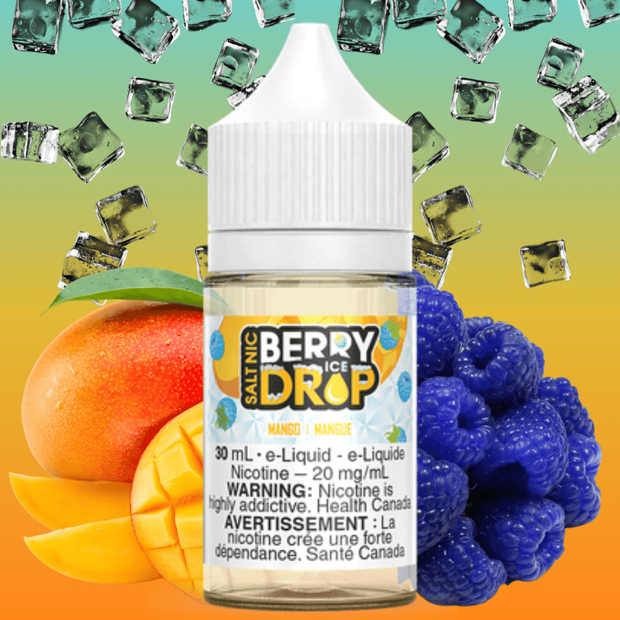 Mango Ice Salt by Berry Drop E-liquid 12mg Vape Superstore  Saskatchewan Canada