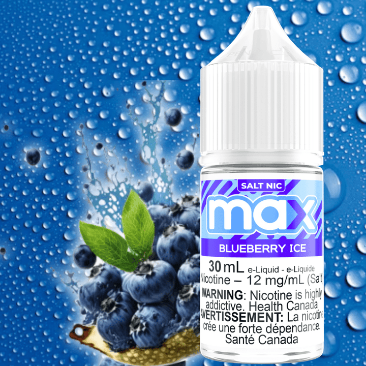 Max E-Liquid - Blueberry Ice Salt 30ml / 12mg Vape Superstore  Saskatchewan Canada