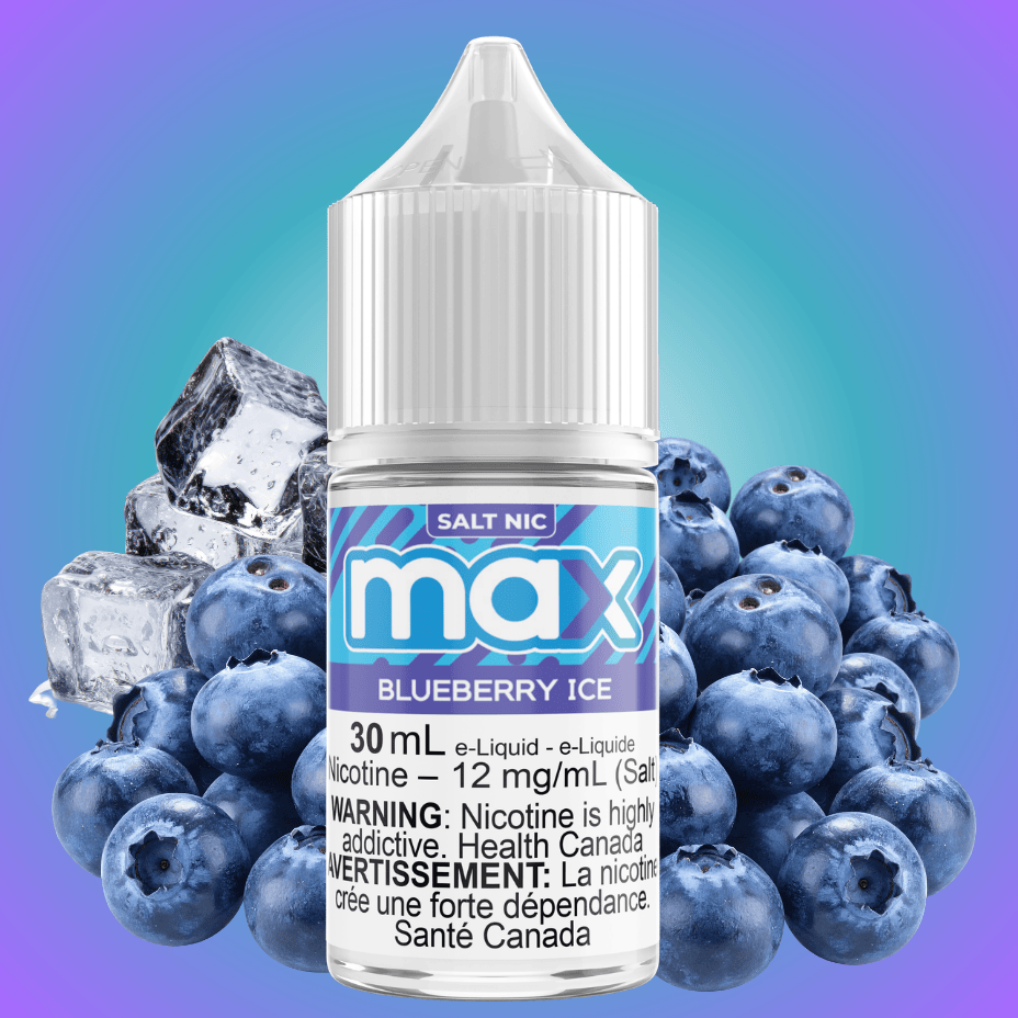 Max E-Liquid - Blueberry Ice Salt 30mL / 12mg Vape Superstore  Saskatchewan Canada