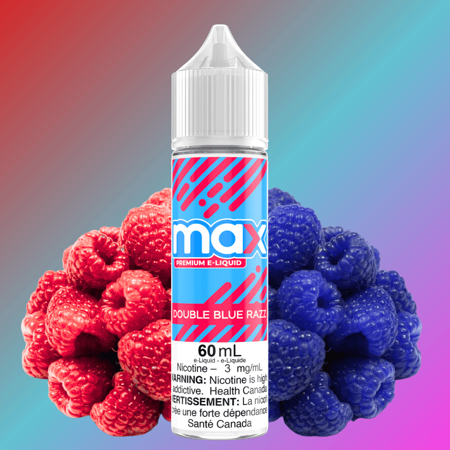 Max E-Liquid - Double Blue Razz 3mg Vape Superstore  Saskatchewan Canada