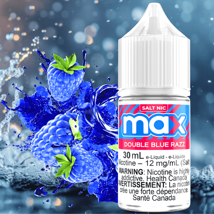 Max E-Liquid - Double Blue Razz Salt Vape Superstore  Saskatchewan Canada