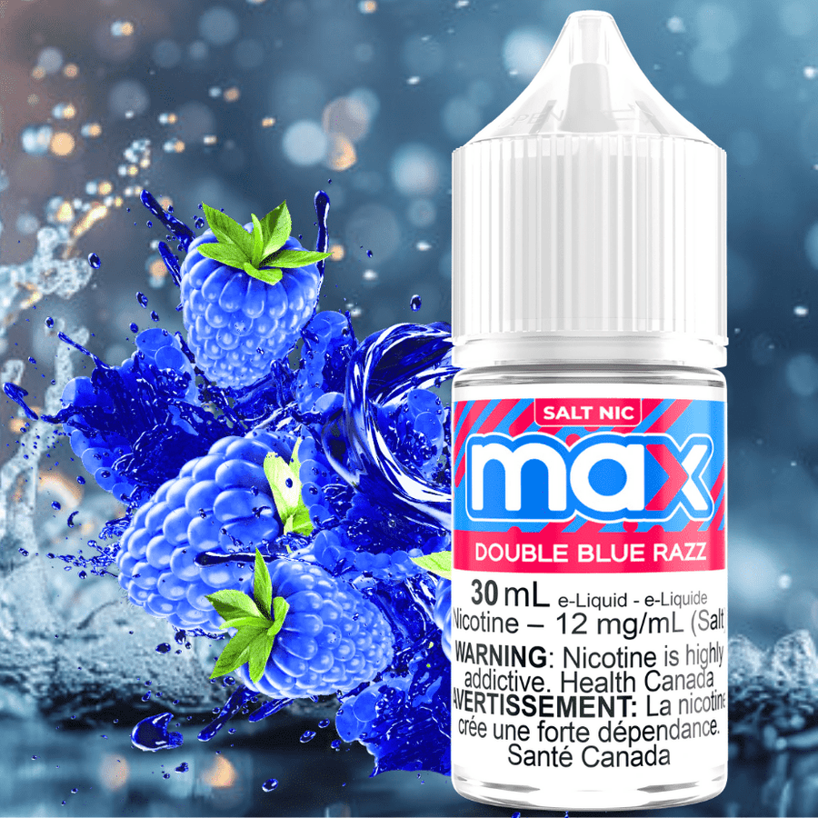 Max E-Liquid - Double Blue Razz Salt Vape Superstore  Saskatchewan Canada