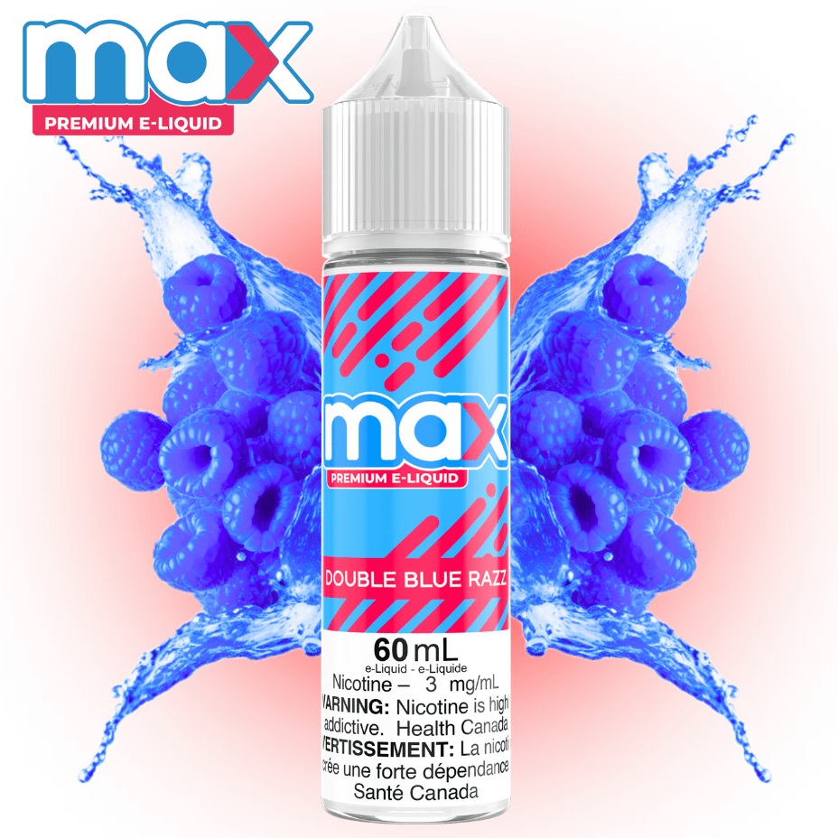 Max E-Liquid - Double Blue Razz Vape Superstore  Saskatchewan Canada