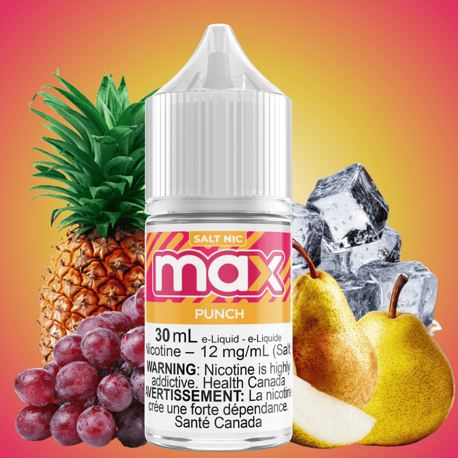 Max E-Liquid - Punch Salt 30mL / 12mg Vape Superstore  Saskatchewan Canada