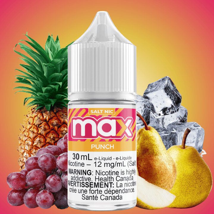 Max E-Liquid - Punch Salt 30mL / 12mg Vape Superstore  Saskatchewan Canada