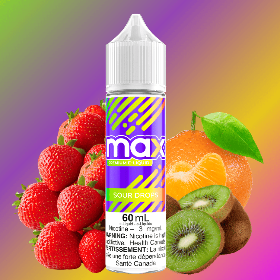 Max E-Liquid - Sour Drops 3mg Vape Superstore  Saskatchewan Canada