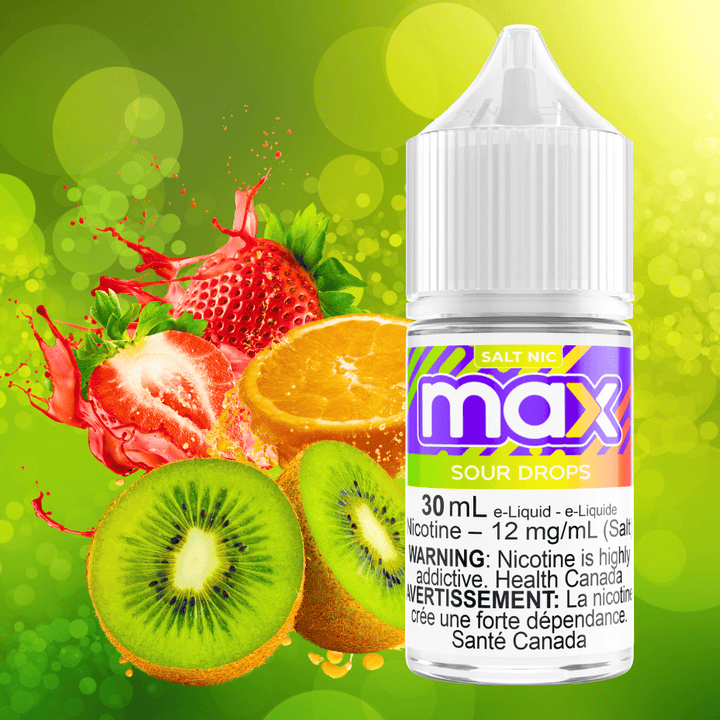 Max E-Liquid - Sour Drops Salt 30ml / 12mg Vape Superstore  Saskatchewan Canada