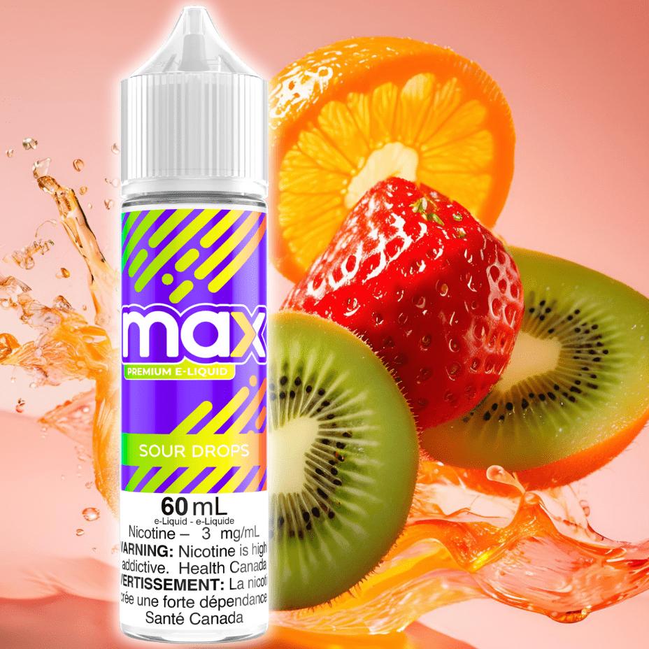 Max E-Liquid - Sour Drops Vape Superstore  Saskatchewan Canada
