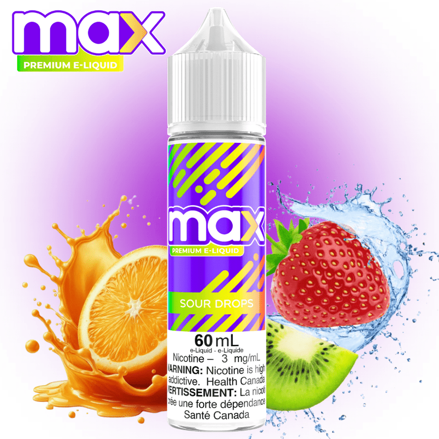 Max E-Liquid - Sour Drops Vape Superstore  Saskatchewan Canada