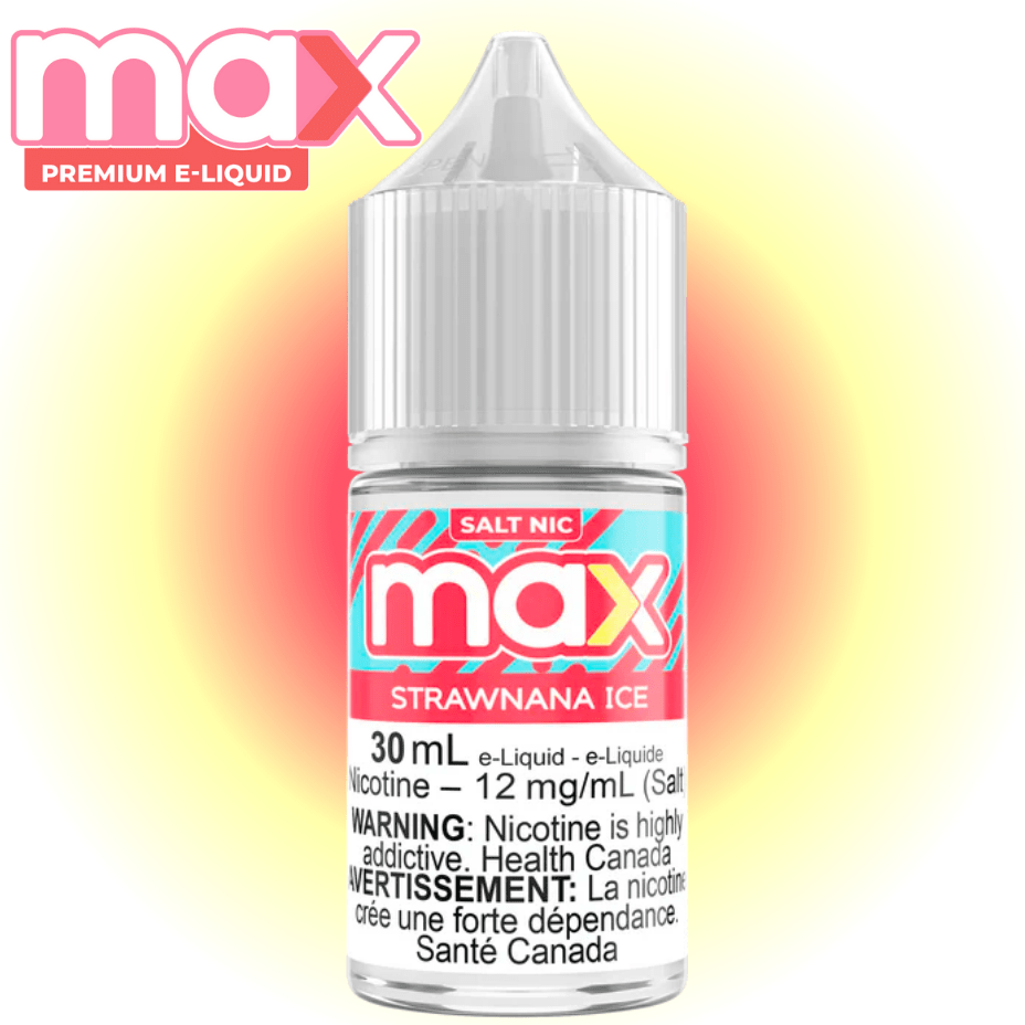 Max E-Liquid - Strawnana Ice 30mL / 12mg Vape Superstore  Saskatchewan Canada