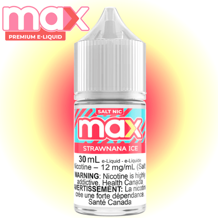 Max E-Liquid - Strawnana Ice 30mL / 12mg Vape Superstore  Saskatchewan Canada