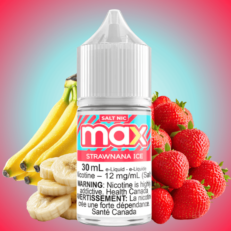 Max E-Liquid - Strawnana Ice Salt 30mL / 12mg Vape Superstore  Saskatchewan Canada