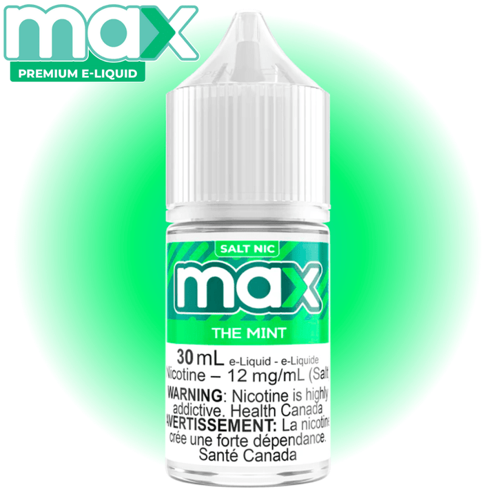 Max E-Liquid - The Mint Salt 30mL / 12mg Vape Superstore  Saskatchewan Canada