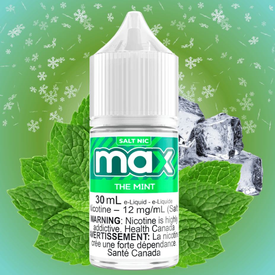 Max E-Liquid - The Mint Salt 30mL / 12mg Vape Superstore  Saskatchewan Canada