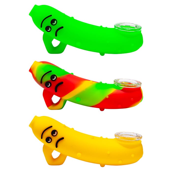 Maze Silicone Hand Pipe-Banana Rasta Vape Superstore  Saskatchewan Canada