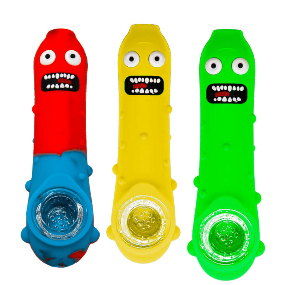 Maze Silicone Hand Pipe-Cucumber Orange Vape Superstore  Saskatchewan Canada