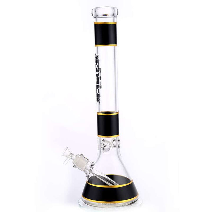 MGM Glass 7mm Banded Logo Beaker Bong-18" 7mm / Orange Vape Superstore  Saskatchewan Canada