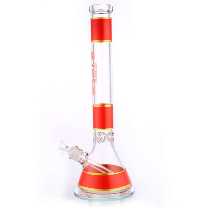 MGM Glass 7mm Banded Logo Beaker Bong-18" 7mm / Orange Vape Superstore  Saskatchewan Canada