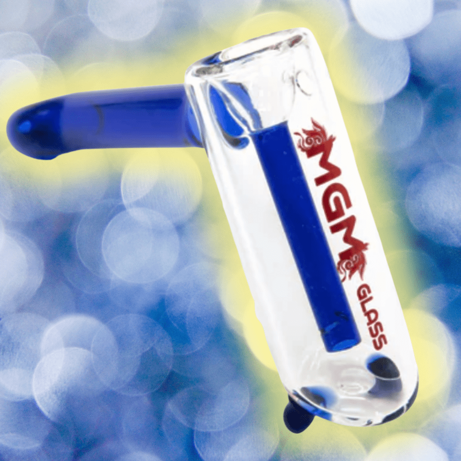 MGM Glass Hammer Style Bubbler Blue Vape Superstore  Saskatchewan Canada