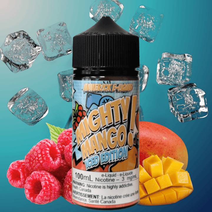Mighty Mango Iced by Maverick E-Liquid-100ml 100ml / 3mg Vape Superstore  Saskatchewan Canada