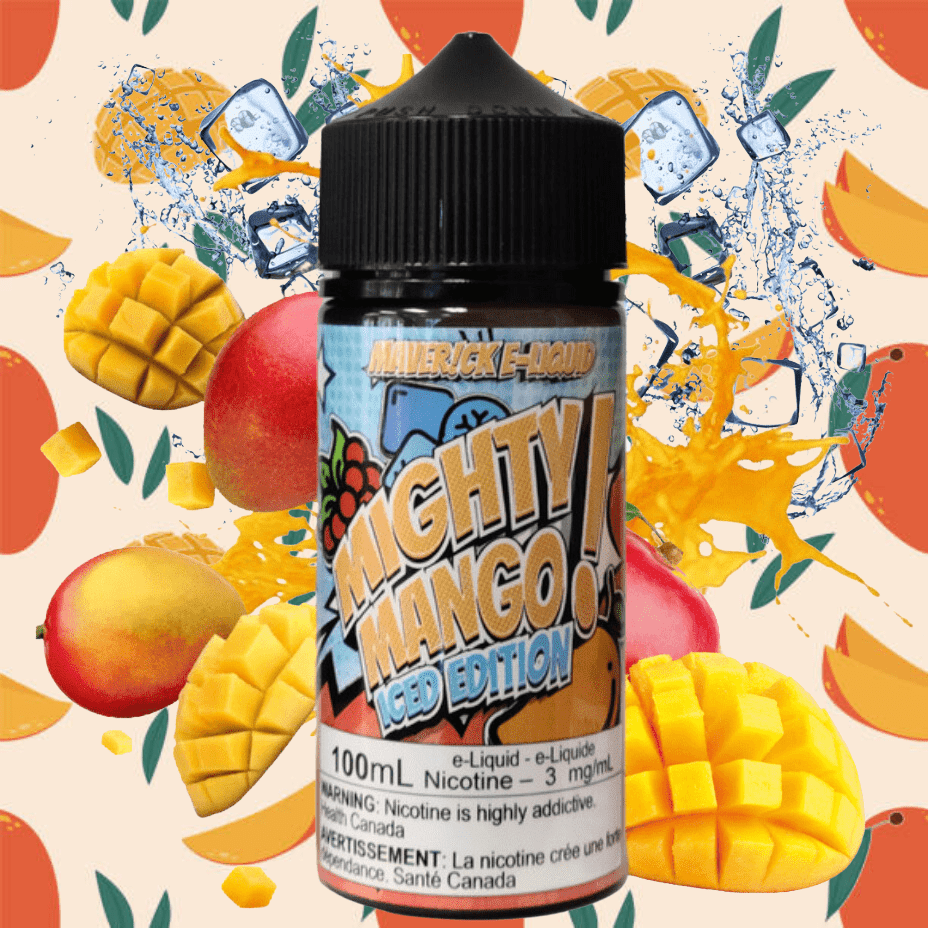 Mighty Mango Iced by Maverick E-Liquid-100ml Vape Superstore  Saskatchewan Canada