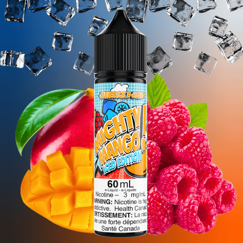 Mighty Mango Iced by Maverick E-Liquid 60ml / 3mg Vape Superstore  Saskatchewan Canada