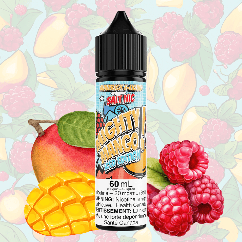 Mighty Mango Iced Salt by Maverick E-Liquid 60mL / 20mg Vape Superstore  Saskatchewan Canada