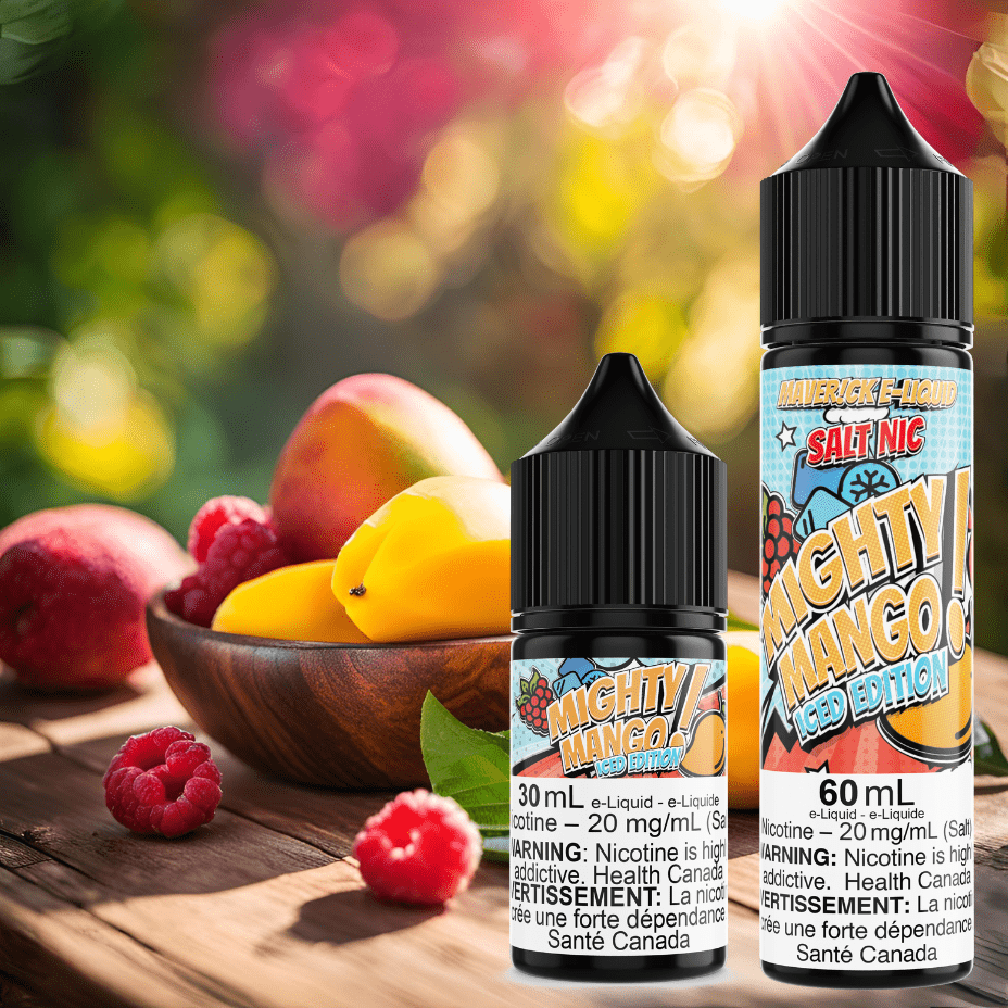 Mighty Mango Iced Salt by Maverick E-Liquid Vape Superstore  Saskatchewan Canada
