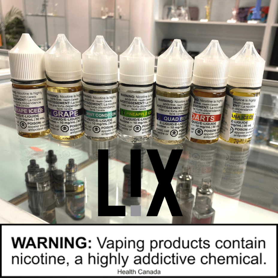 Mint Condition Salts by LIX E-Liquid Vapexcape Vape and Bong Shop Regina Saskatchewan