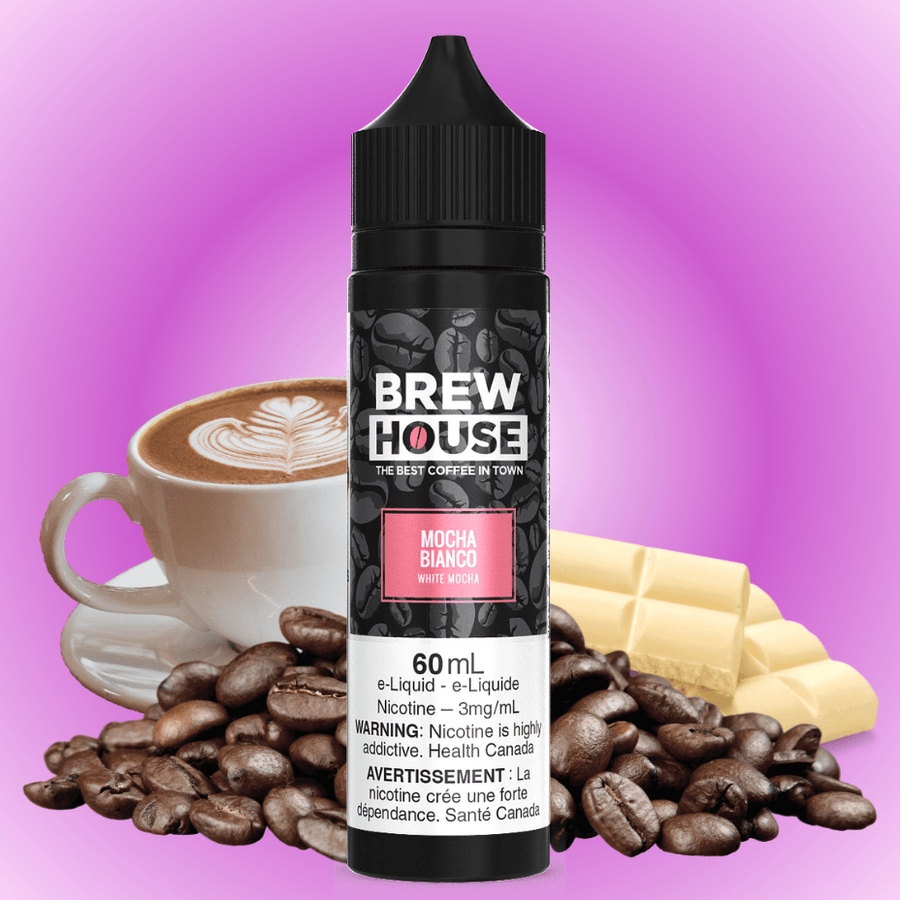 Mocha Bianco by Brew House E-Liquid 60ml / 3mg Vape Superstore  Saskatchewan Canada