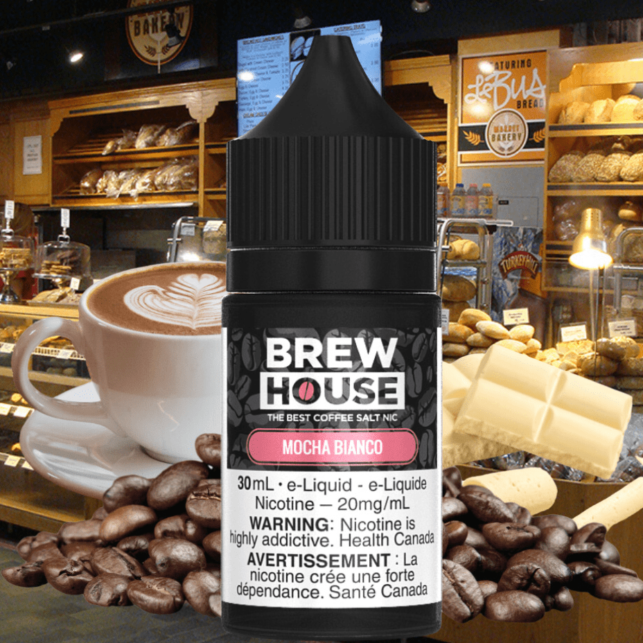 Mocha Bianco Salt by Brew House E-Liquid Vape Superstore  Saskatchewan Canada