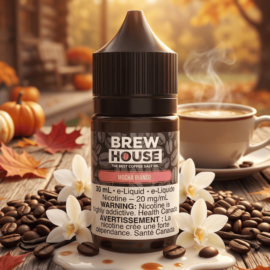 Mocha Bianco Salt by Brew House E-Liquid Vape Superstore  Saskatchewan Canada