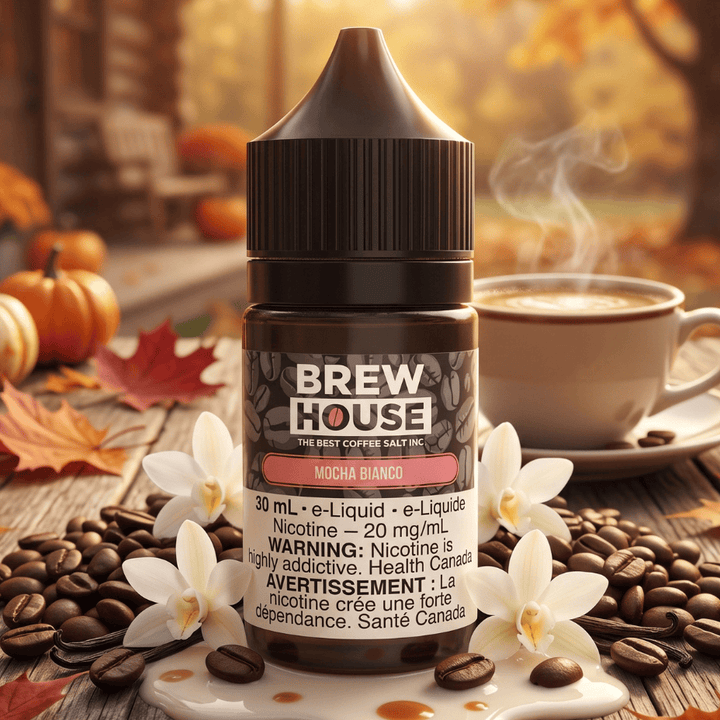 Mocha Bianco Salt by Brew House E-Liquid Vape Superstore  Saskatchewan Canada