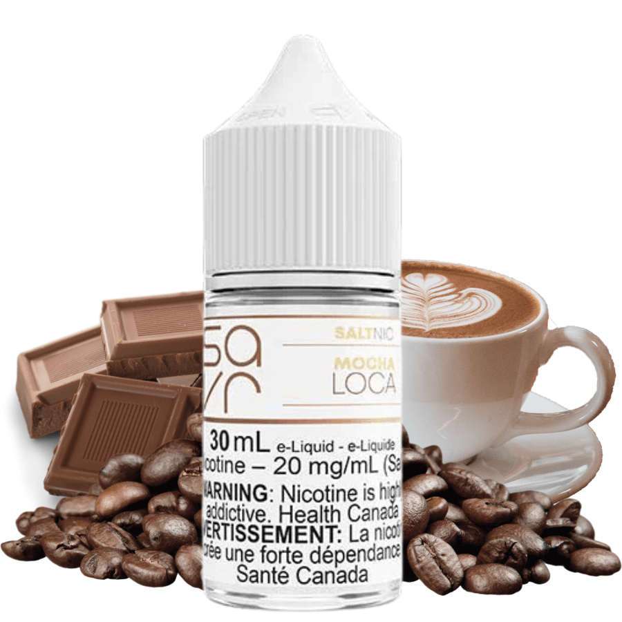 Mocha Loca Salt by Savr E-Liquid 10mg Vape Superstore  Saskatchewan Canada