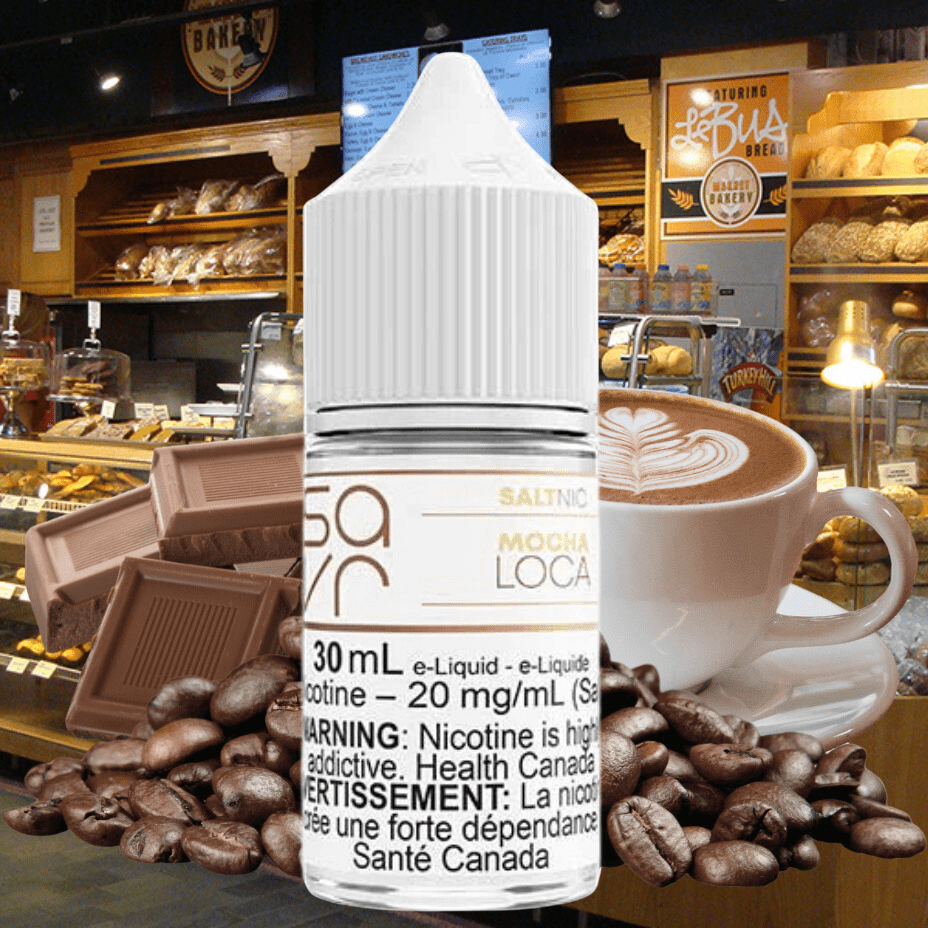 mocha vape juice Mocha Loca Salt by Savr E-liquid-Vapexcape Regina-Vape SuperStore SASK Vapexcape Vape SuperStore-Vape & Bong Shop