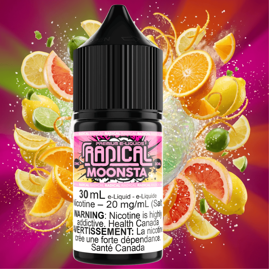 Moonsta Salt Nic by Radical E-liquid 30mL / 12mg Vape Superstore  Saskatchewan Canada