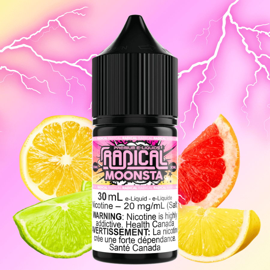 Moonsta Salt Nic by Radical E-liquid Vapexcape Vape and Bong Shop Regina Saskatchewan