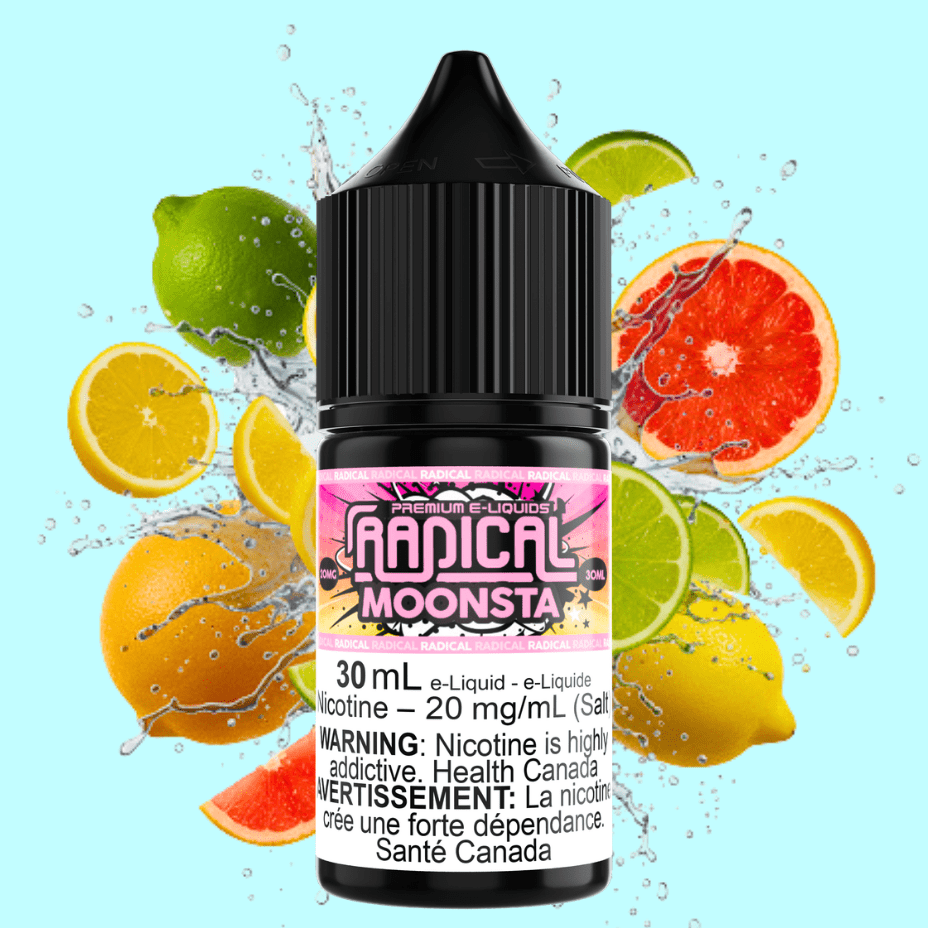 Moonsta Salt Nic by Radical E-liquid Vapexcape Vape and Bong Shop Regina Saskatchewan