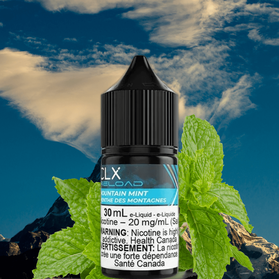 Mountain Mint Salt by CLX Reload E-Liquid 30mL / 10mg Vape Superstore  Saskatchewan Canada