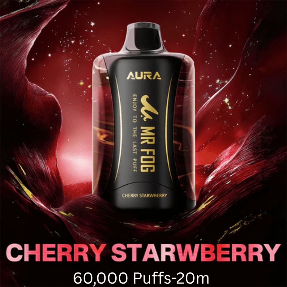 Mr Fog Aura 60k Disposable Vape - Cherry Strawberry Vape Superstore  Saskatchewan Canada