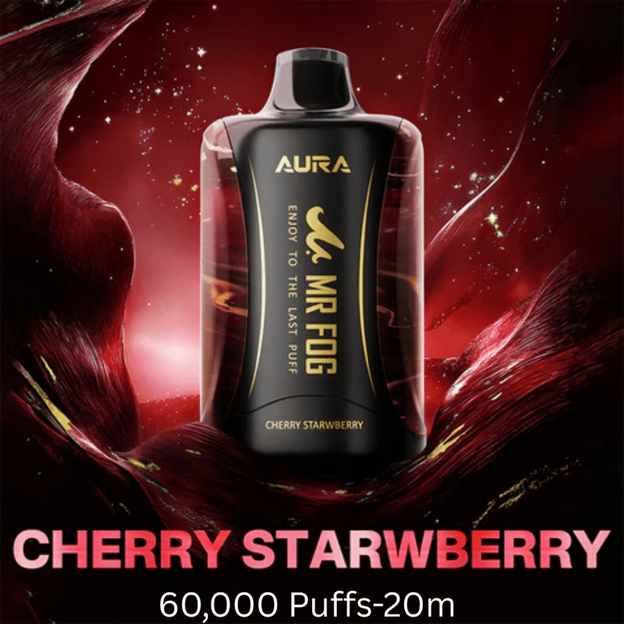 Mr Fog Aura 60k Disposable Vape - Cherry Strawberry Vape Superstore  Saskatchewan Canada