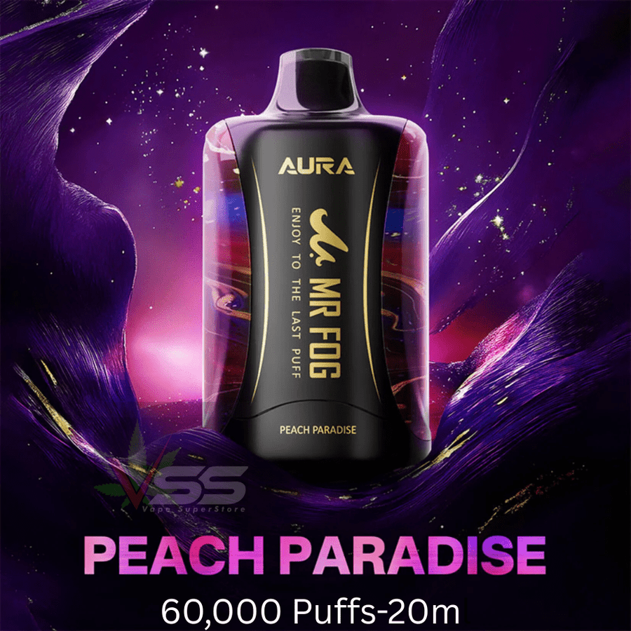 Mr Fog Aura 60k Disposable Vape - Peach Paradise Vape Superstore  Saskatchewan Canada