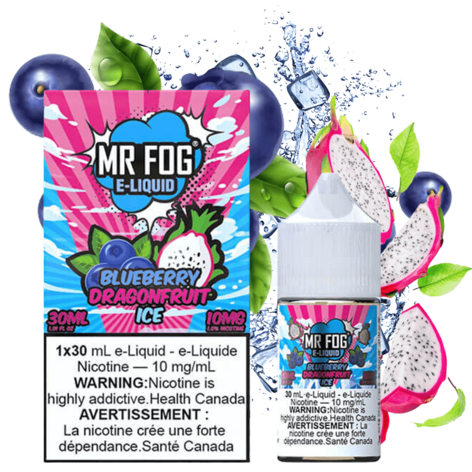 Mr. Fog Salt-Blueberry Dragonfruit Ice-30ml 30ml / 20mg Vape Superstore  Saskatchewan Canada