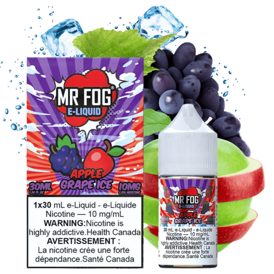 Mr. Fog Salt-Grape Apple Ice-30ml 30ml / 20mg Vapexcape Vape and Bong Shop Regina Saskatchewan
